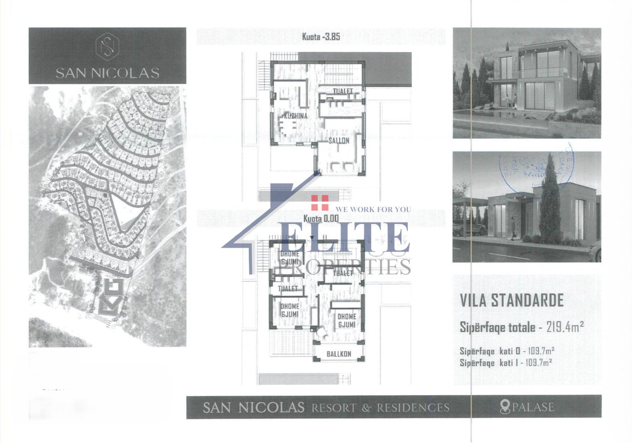 San Nicolas Palase, vilë në shitje