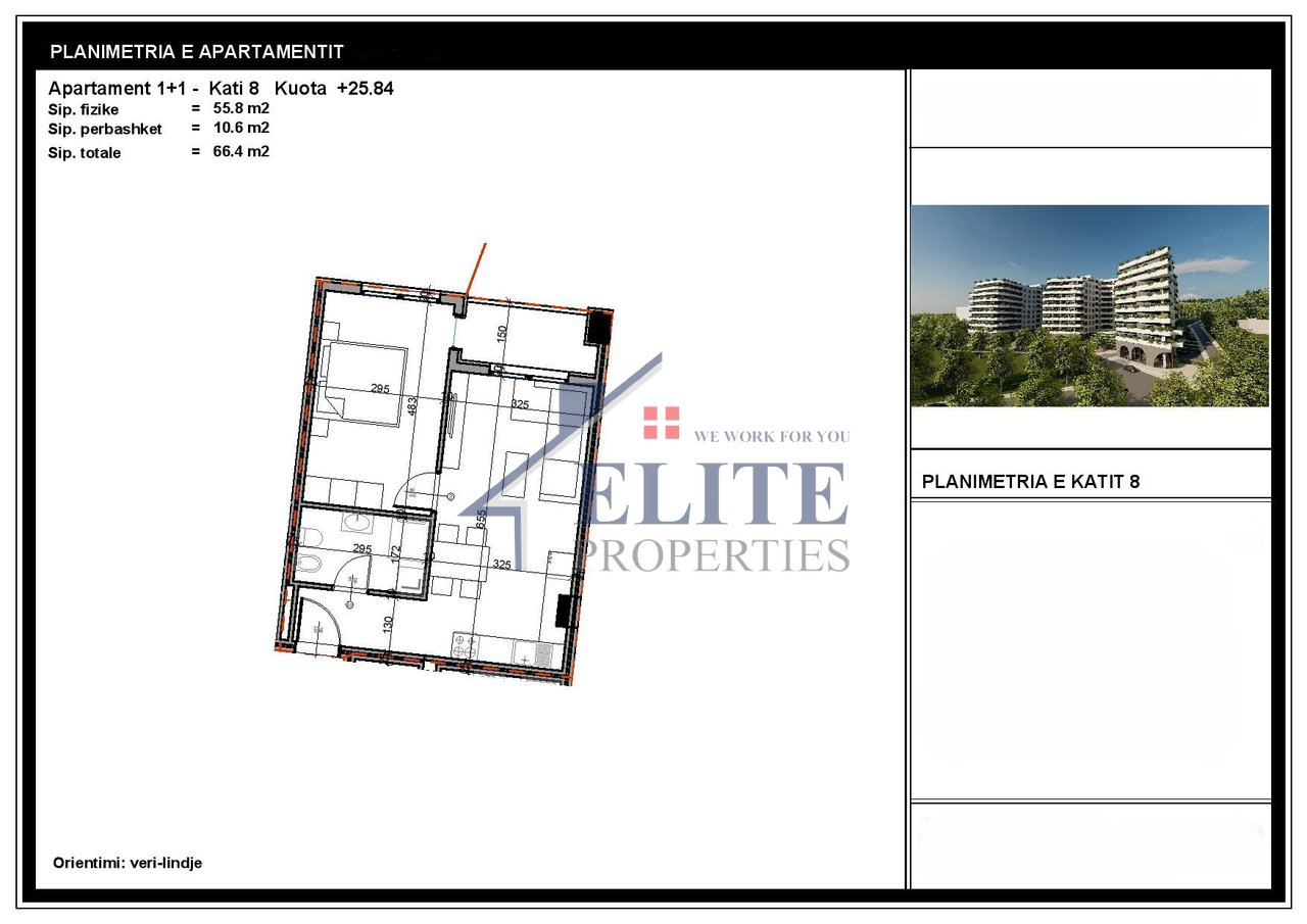 Residenza Aluna, Paskuqan – appartamento con una camera da letto in vendita