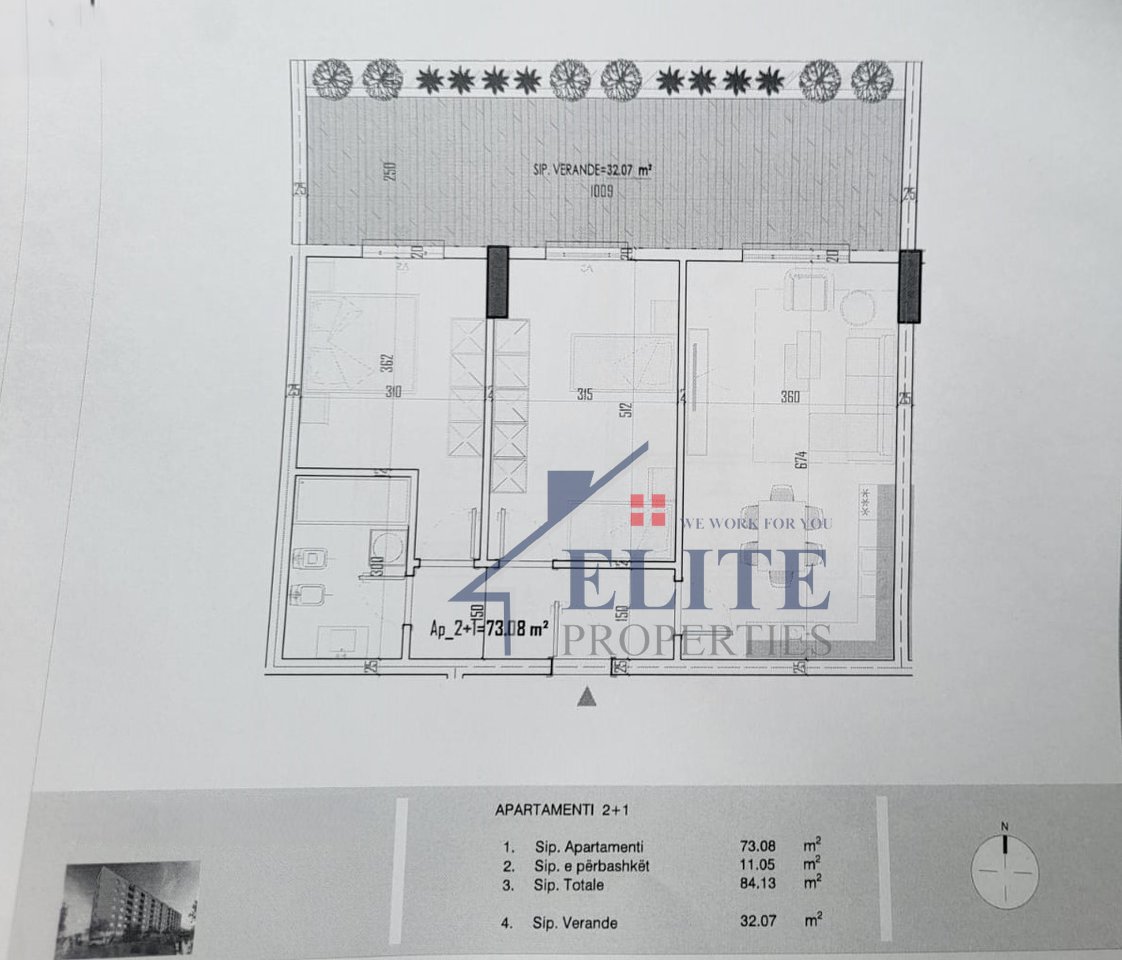 Majestic Residence Paskuqan, apartament 2+1 në shitje