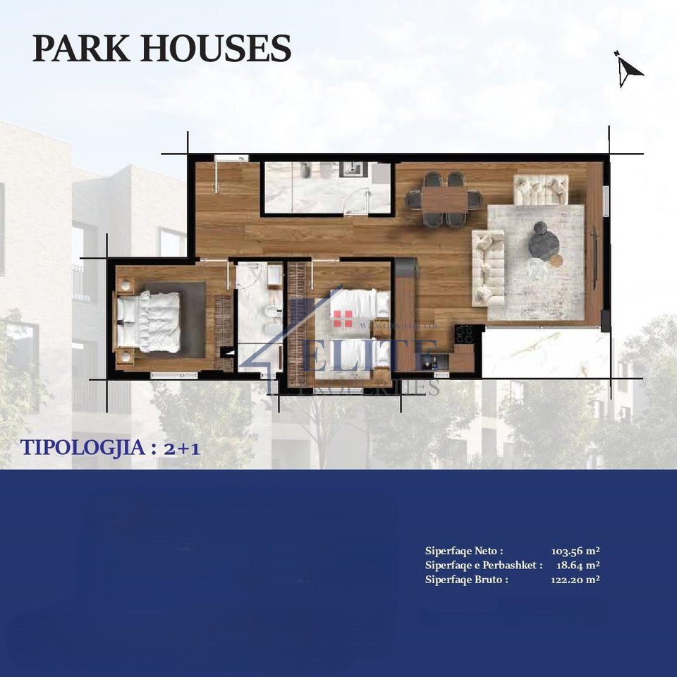 Park Houses Residence - two bedroom apartment for sale