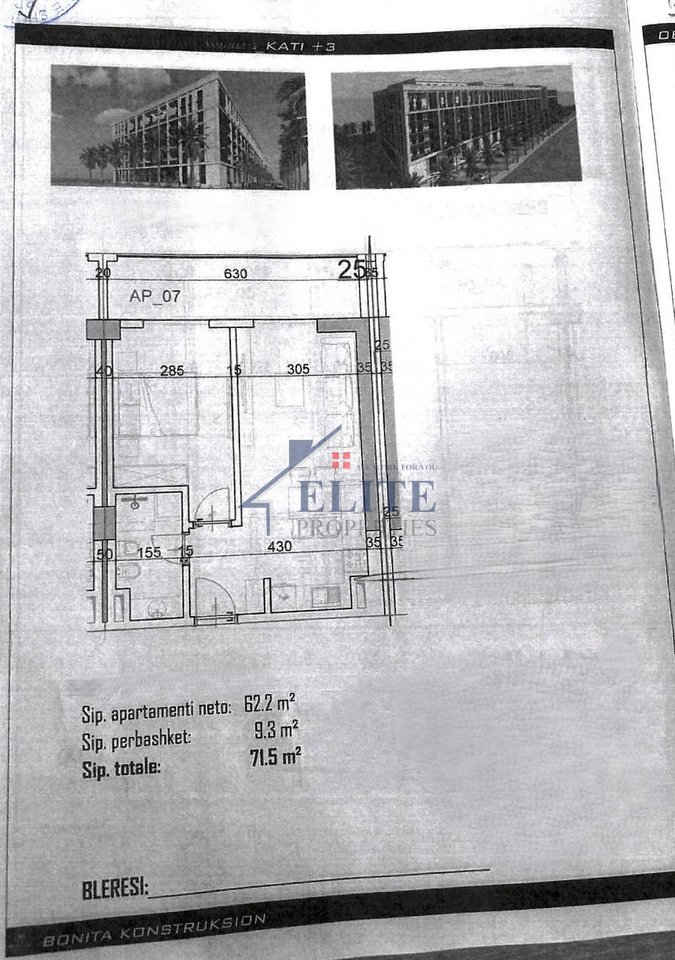 Golem, apartament 1+1 në shitje, Kompleksi Viena 2
