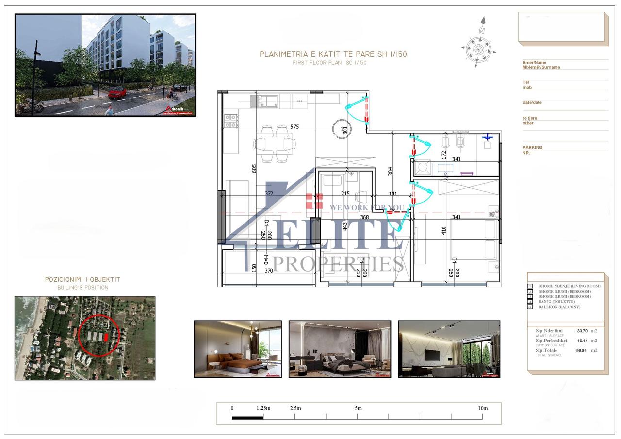 Liburna Residence, appartamento con due camere da letto in vendita, Golem