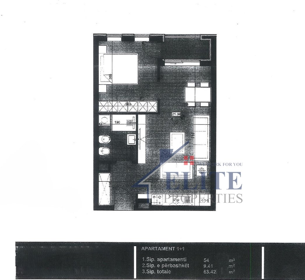 Riviera Residence, apartament 1+1 në shitje, Kamëz