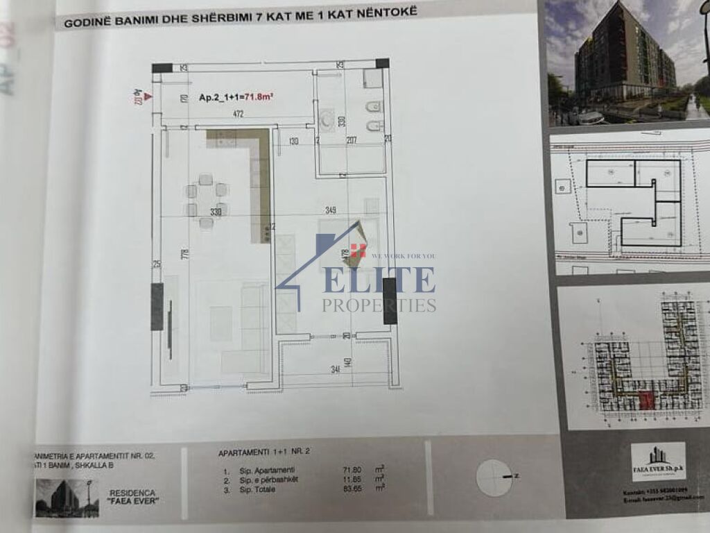 Color Splash Paskuqan, apartament 1+1 në shitje