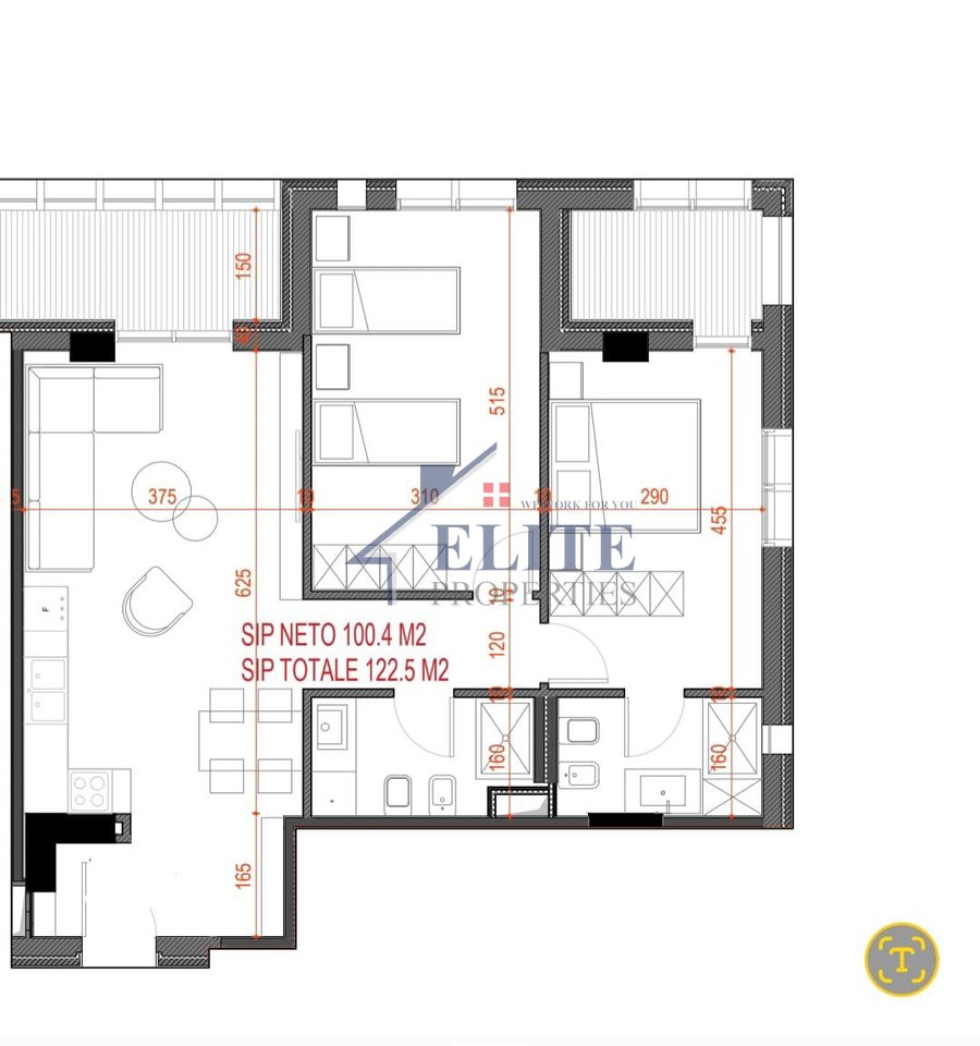 Morina Palace Drymades apartment two bedroom for sale