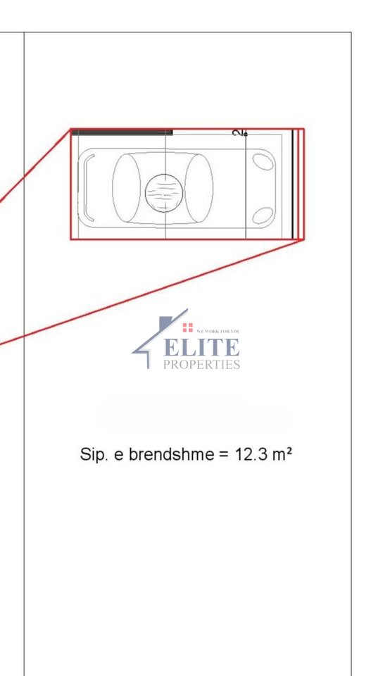 Shkolla e Kuqe, apartament 2+1 në shitje