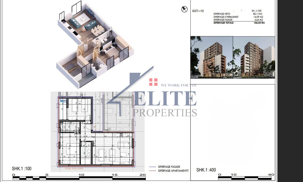 Ish Fusha e Aviacionit, two bedroom apartment for sale