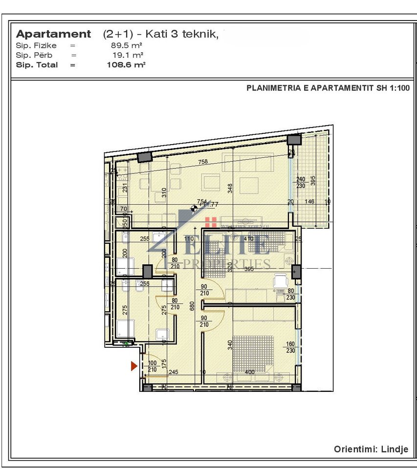 Via Teodor Keko, appartamento 2+1 in vendita