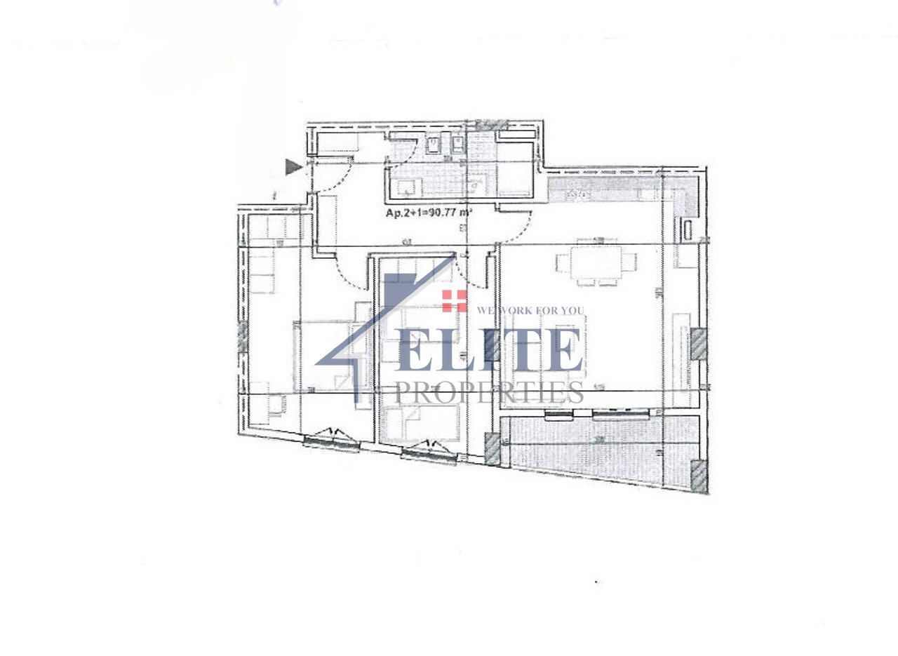 Ringside Residence Paskuqan, appartamento con due camere da letto in vendita