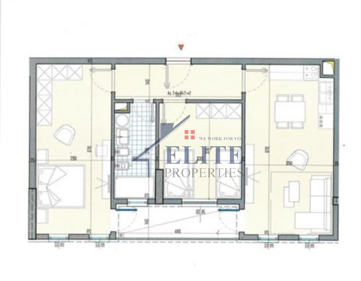 Univers City, two bedroom apartment for sale