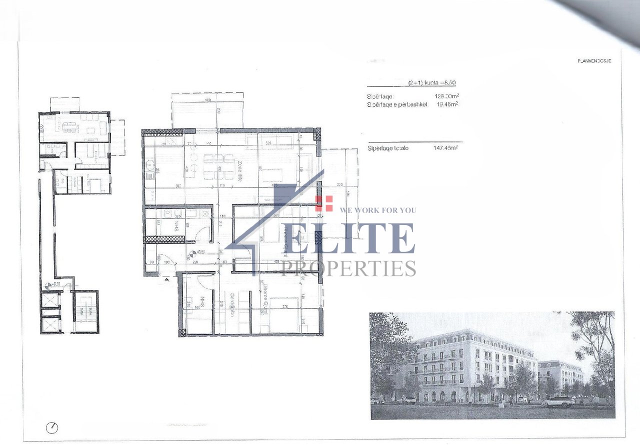 Porta Tirana e Re, two bedroom apartment for sale