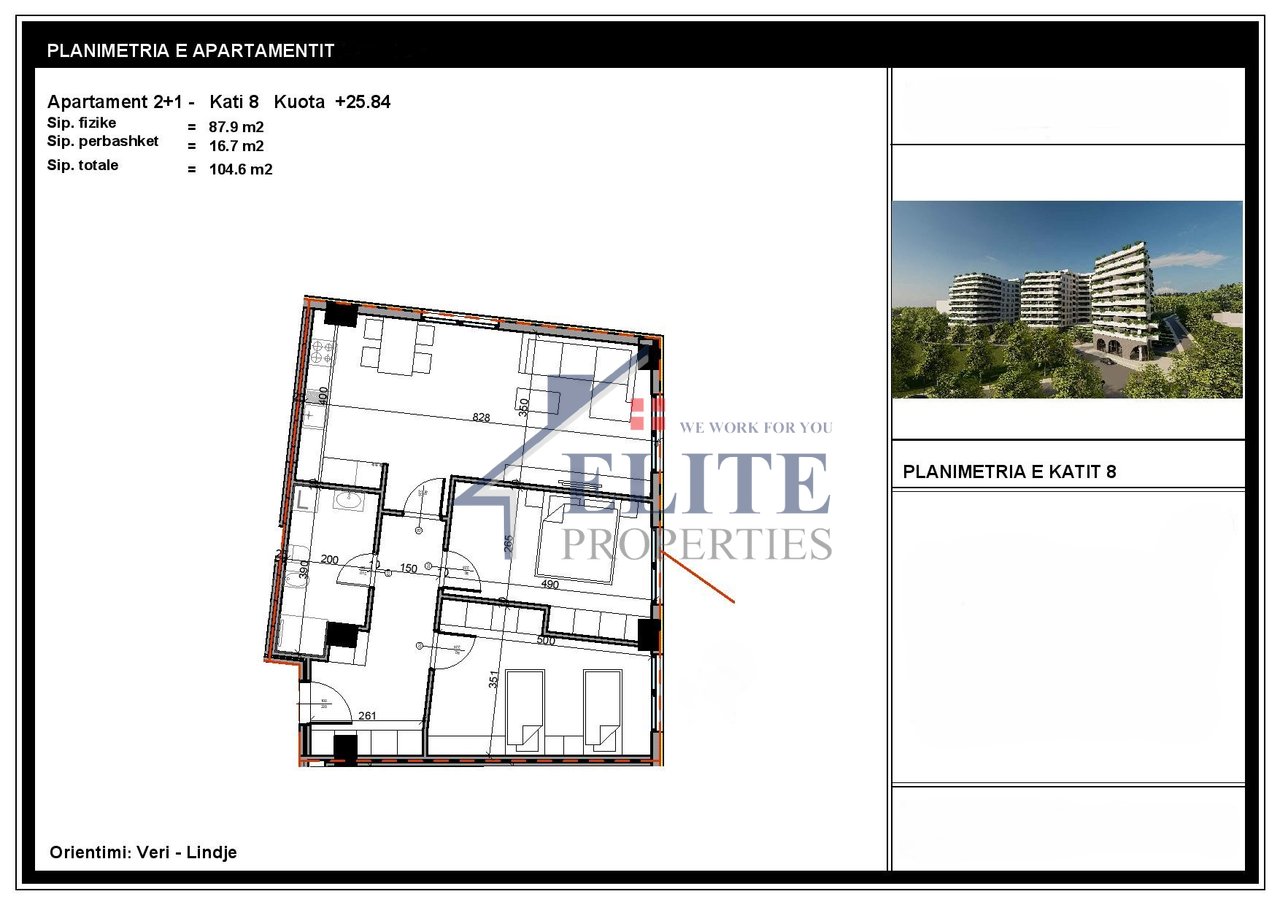 Aluna Residence, appartamento con due camere da letto in vendita