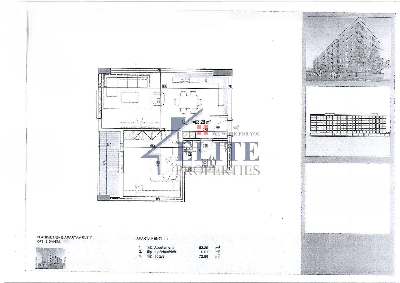 Majestic Residence Paskuqan, apartament 1+1 në  shitje