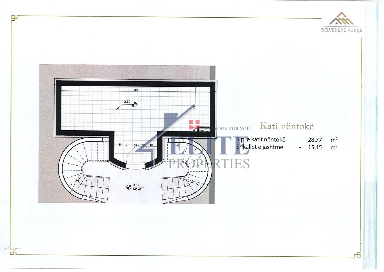 Belvedere Korça, vilë në shitje