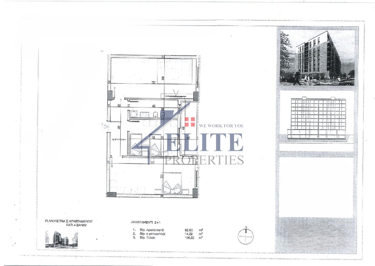 Paskuqan, appartamento con due camere da letto in vendita