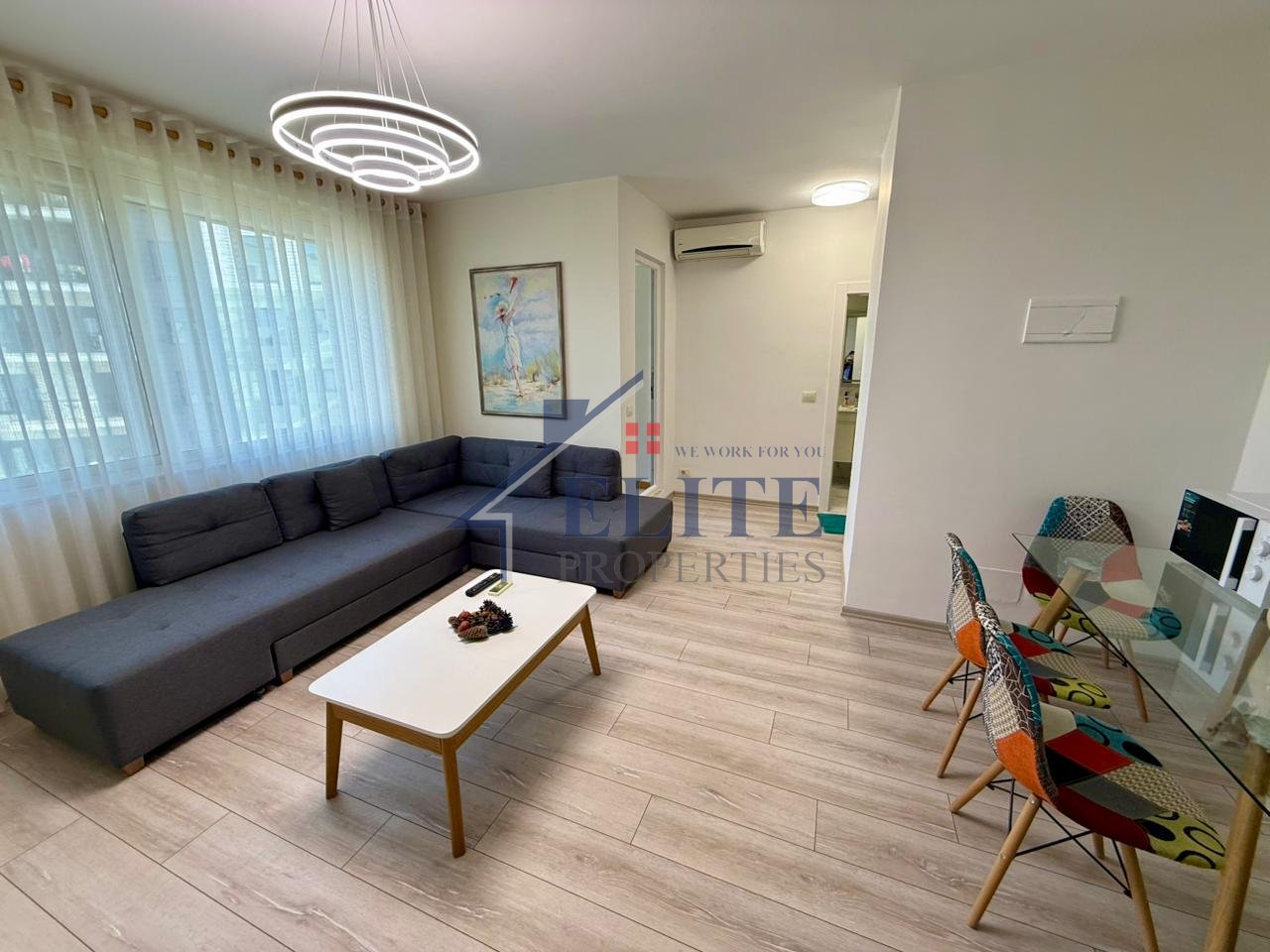 Rruga e Kosovareve, apartament 1+1 me qira