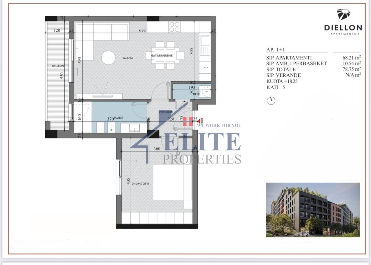 Diellon Apartments 2 Paskuqan, apartamente në shitje