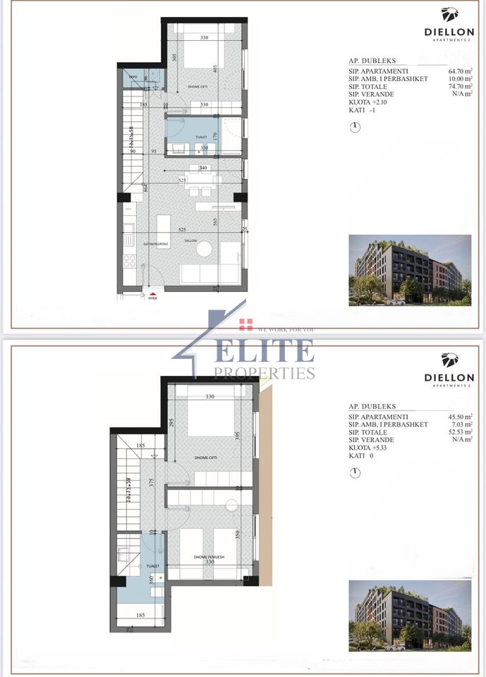 Diellon Apartments 2 Paskuqan, apartamente në shitje