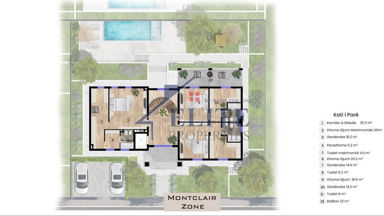 Montclair Mjull-Bathore,vilë në shitje