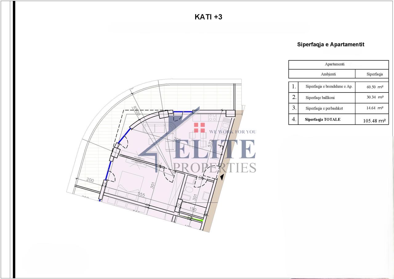 Ilyonis Residence, apartament 1+1 në shitje