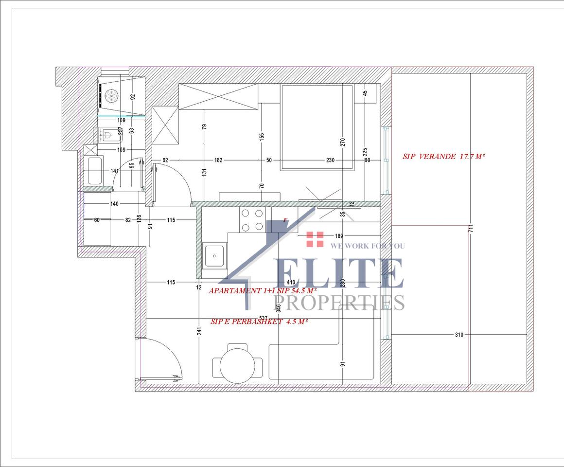 Komuna e Parisit, apartament 1+1 në shitje