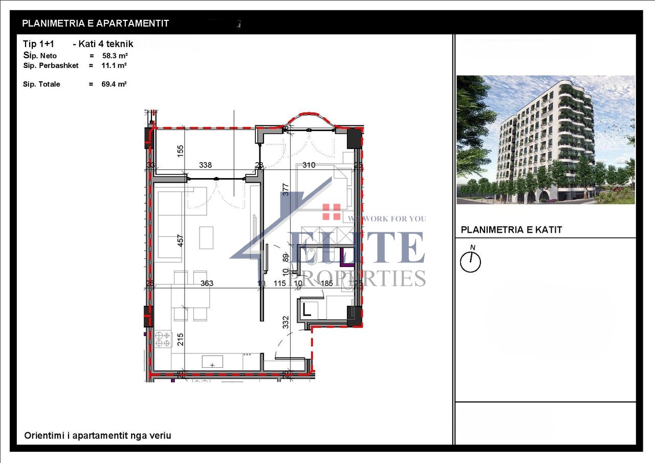 Aluna Residence, one bedroom apartment for sale