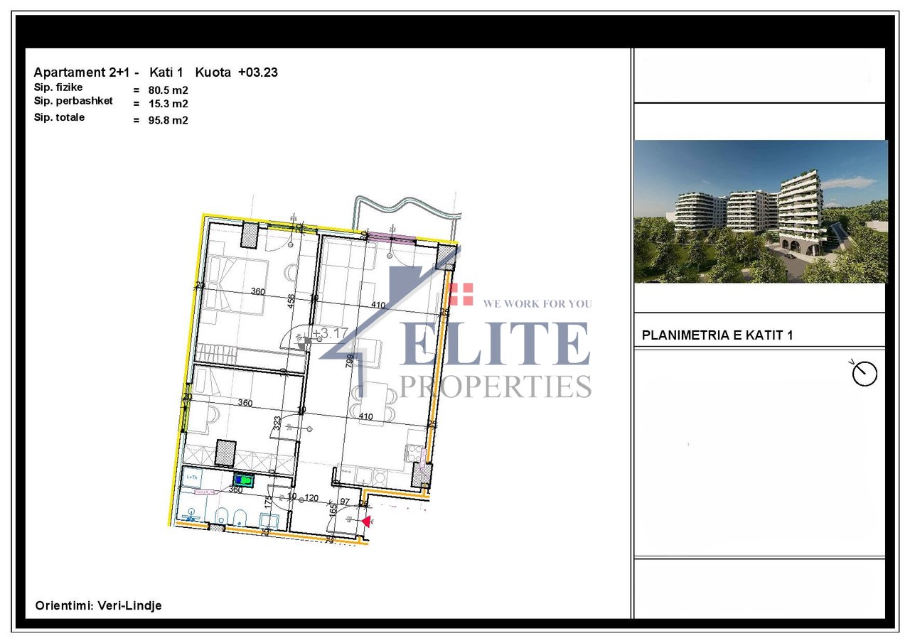 Aluna Residence, appartamento con due camere da letto in vendita