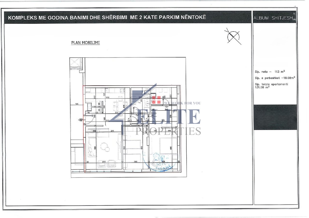 Kompleksi Rezidencial Xheluks, apartament 2+1 në shitje