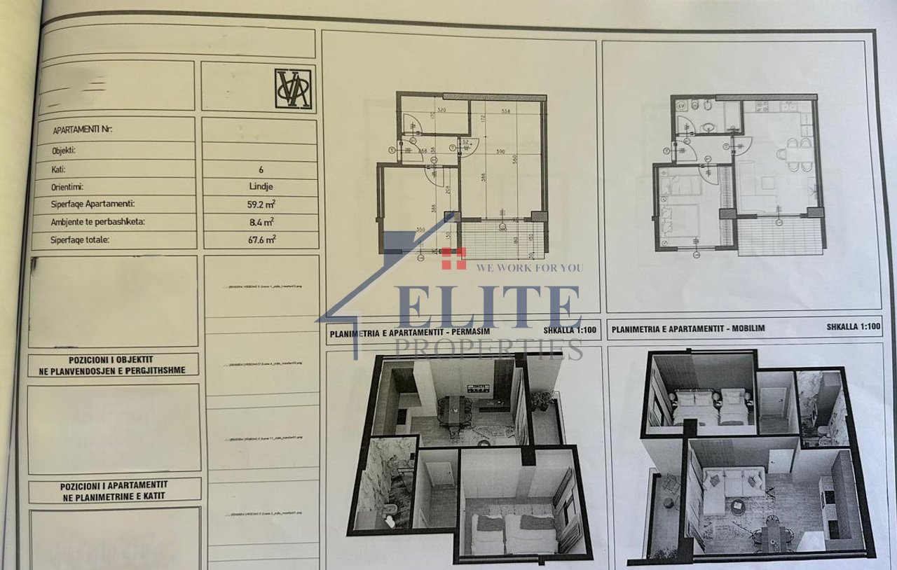 Blue Horizon Residence Qerret, apartament 1+1 në shitje