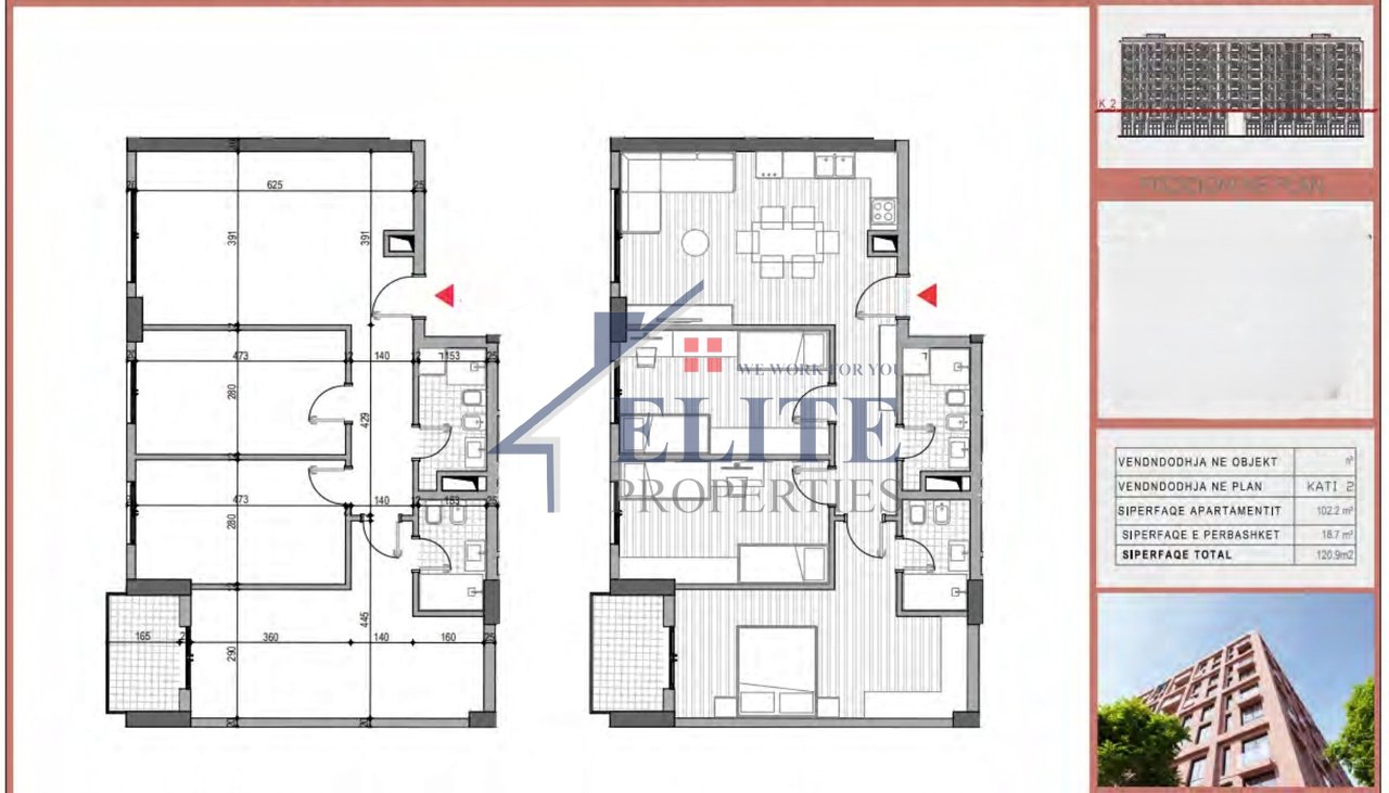 Rruga 5 Maji, two bedroom apartment for sale