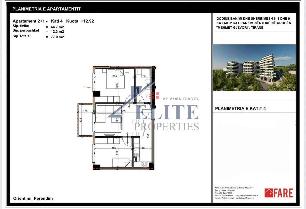 Aluna Complex, two bedroom apartment for sale