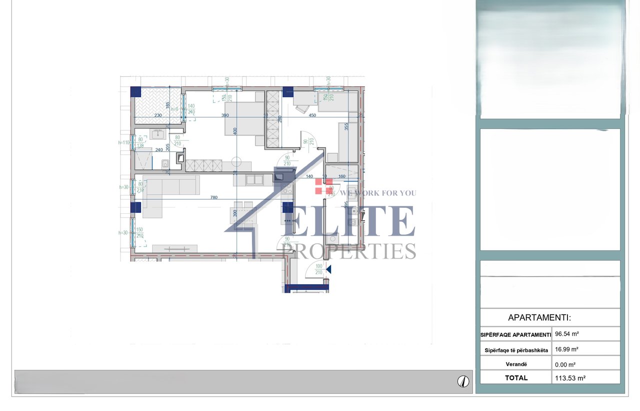 Quadrum Residence Paskuqan, apartament 2+1 në shitje