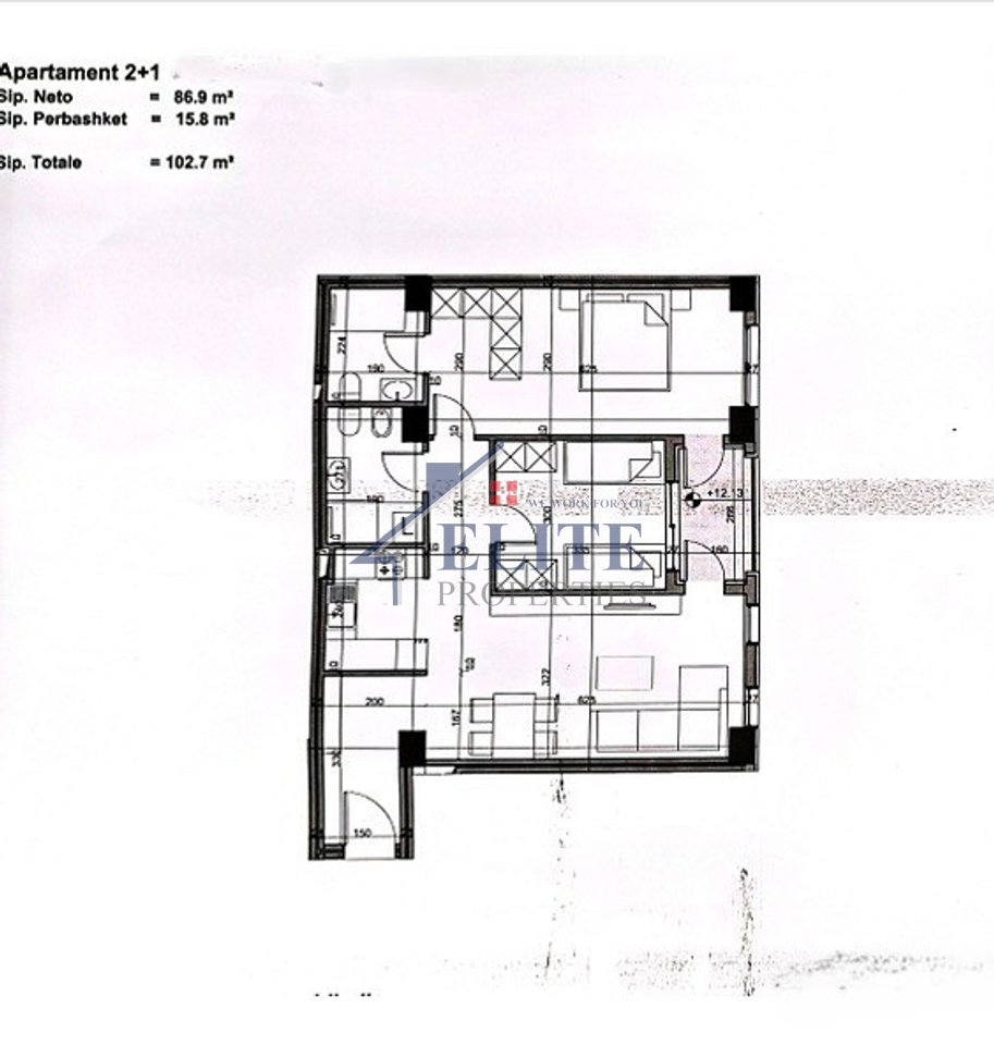 Novus Complex New Boulevard, two bedroom apartment for sale