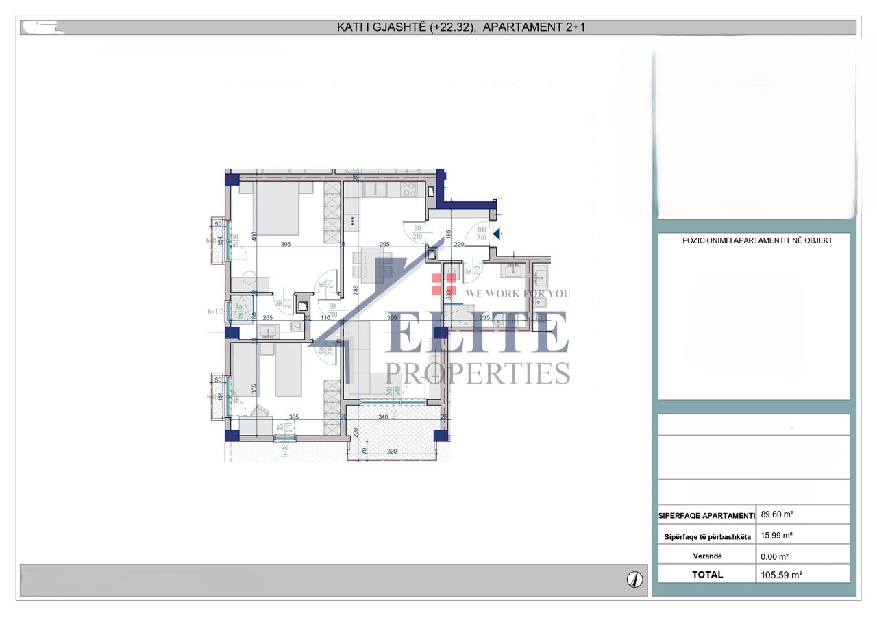 Quadrum Residence Paskuqan, appartamento 2+1 in vendita