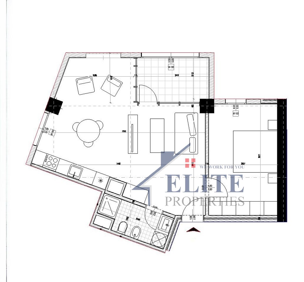 River Park Residence, one bedroom  apartment for sale