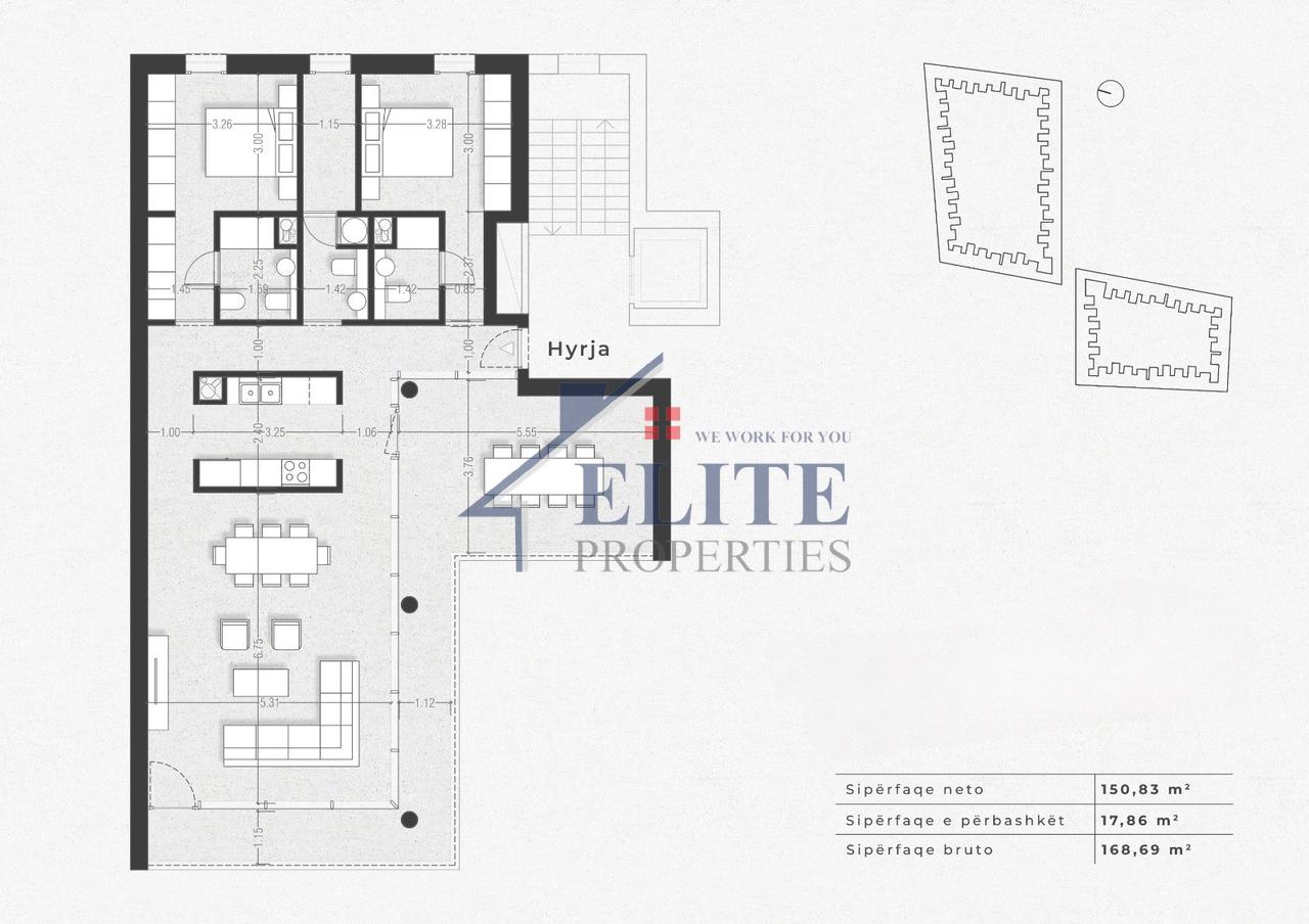 By Long Hill Residence, apartament 2+1 në shitje