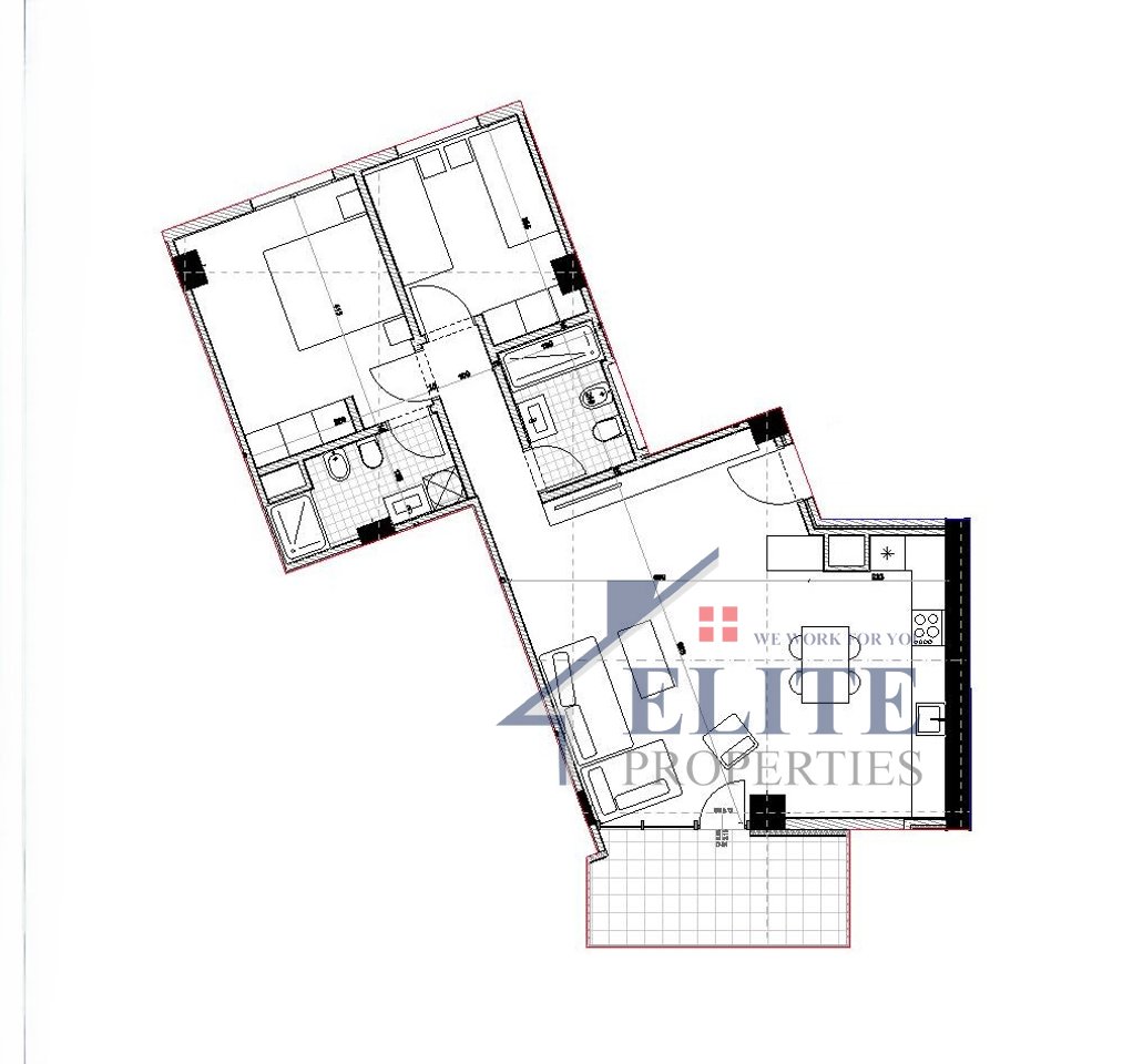 RiverPark Residence, apartament 2+1 në shitje