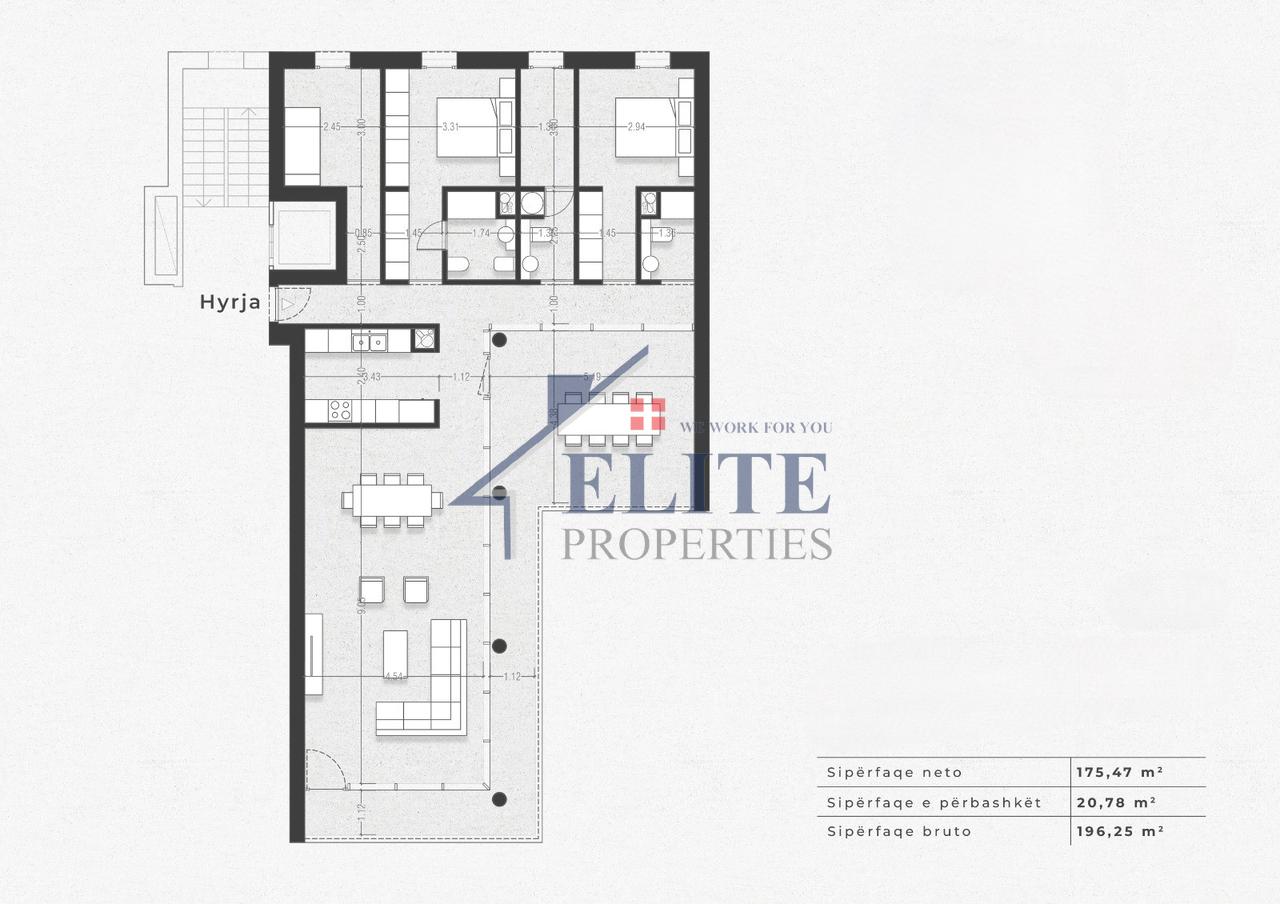 By Long Hill Residence, apartament 3+1 në shitje