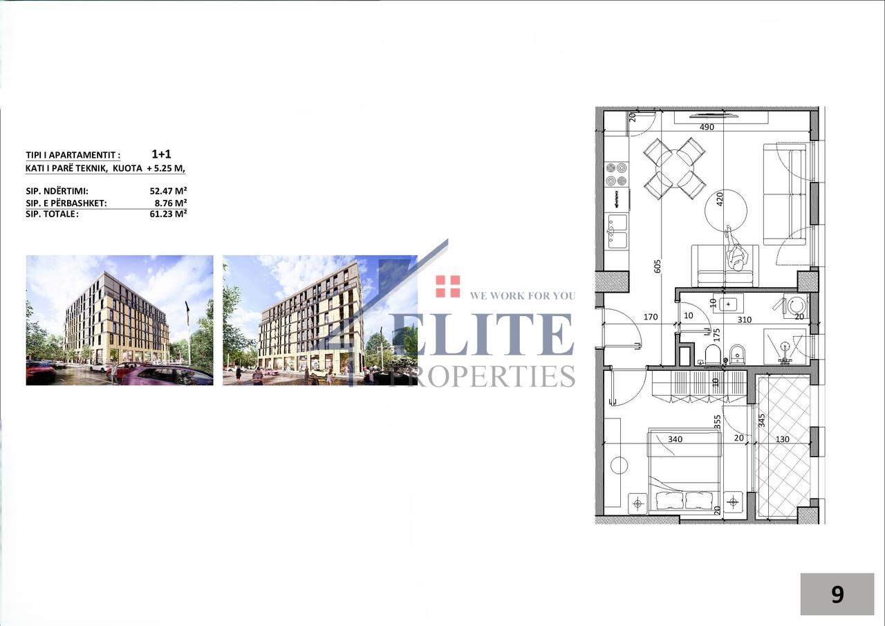 Kamza 2, appartamento con una camera da letto in vendita