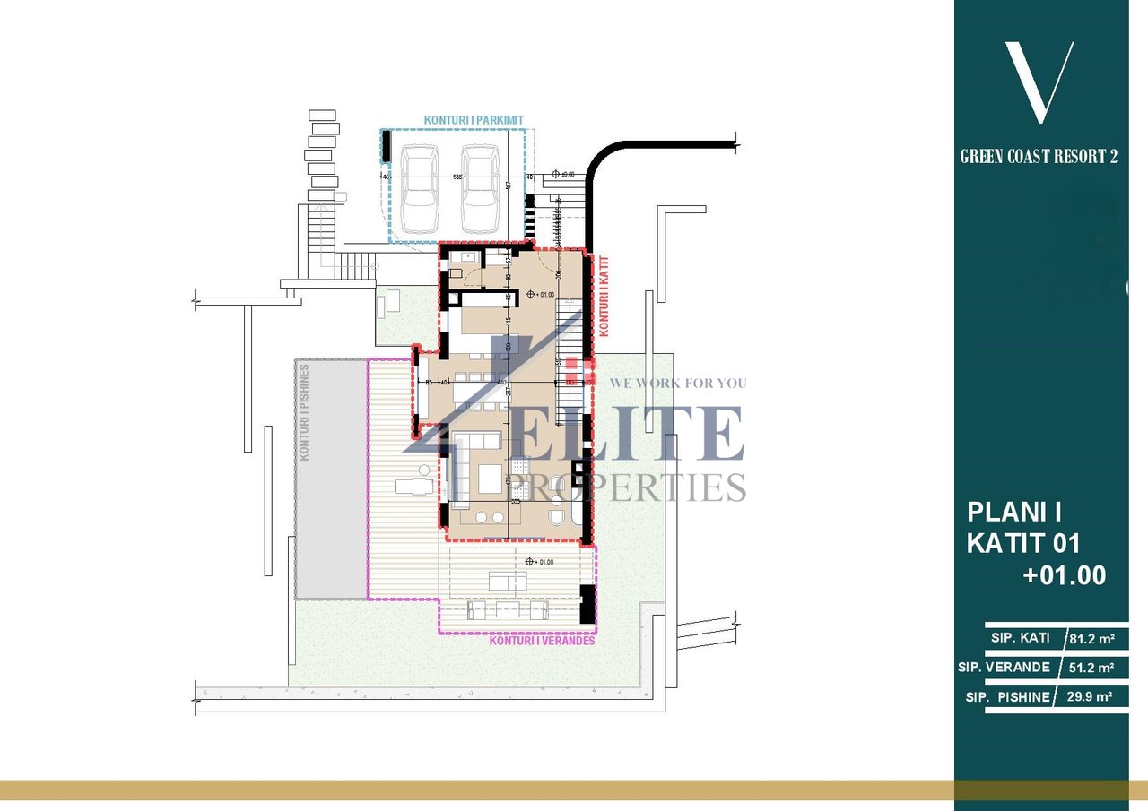 Green Coast Village, vilë në shitje