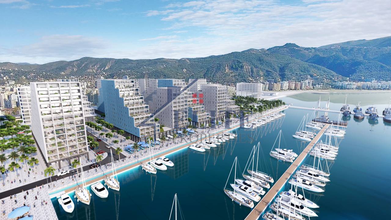 VVlora Marina, 2+1 apartment for sale with sea view