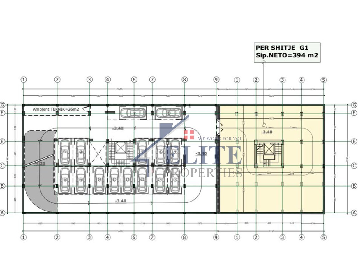 Parking/storage spaces for rent in Kombinat, near Rruga e Qelqit.