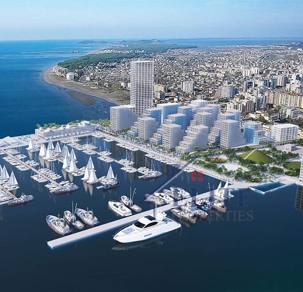 Vlora Marina, appartamento 2+1 in vendita con vista mare