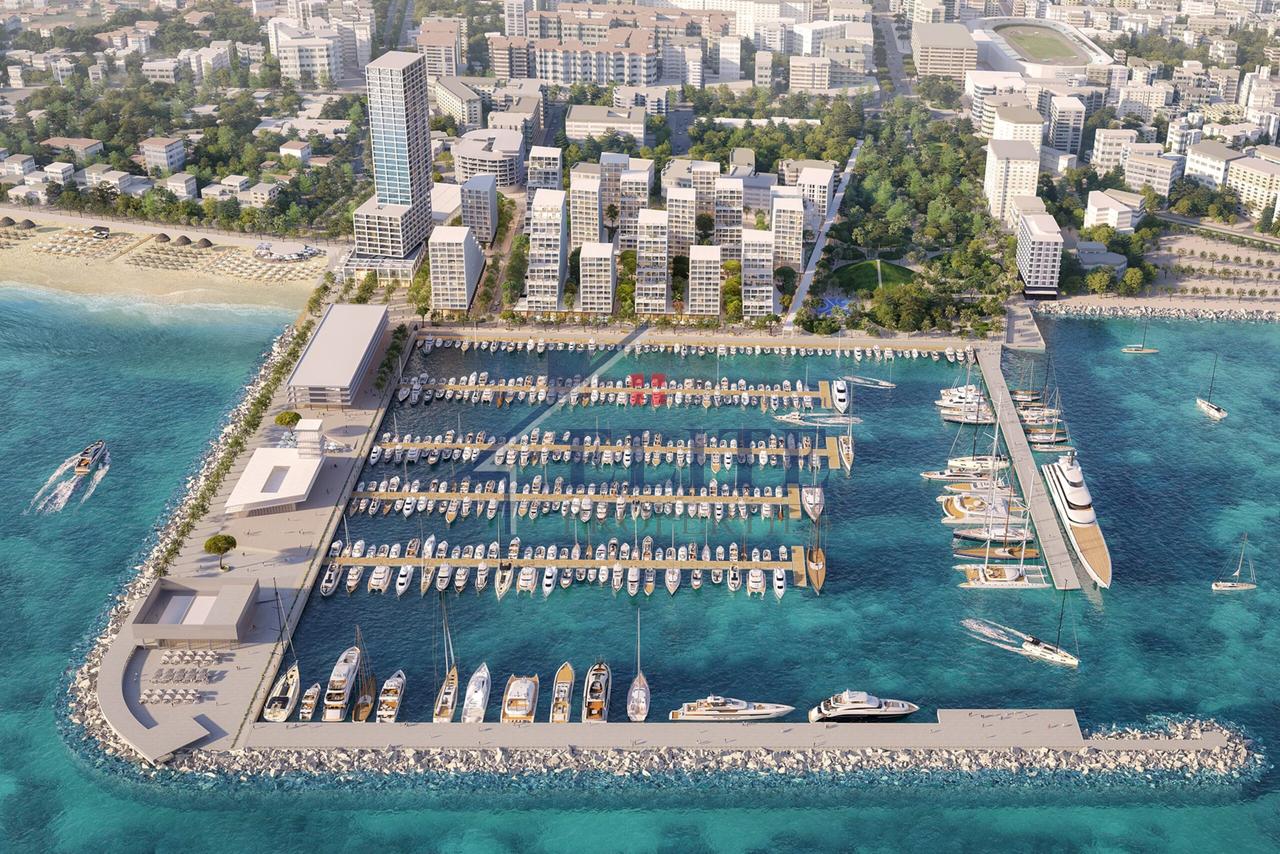Vlora Marina, appartamento 2+1 in vendita con vista mare