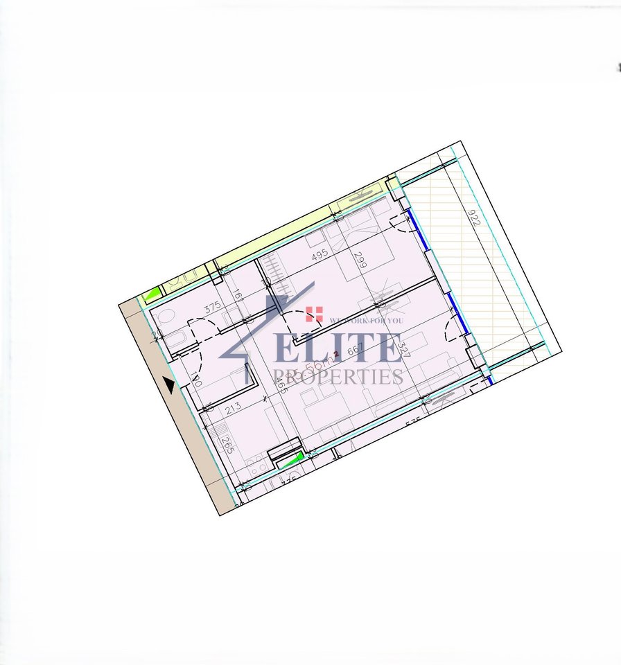 Ilyonis Residence, apartament 1+1 në shitje – Shëngjin