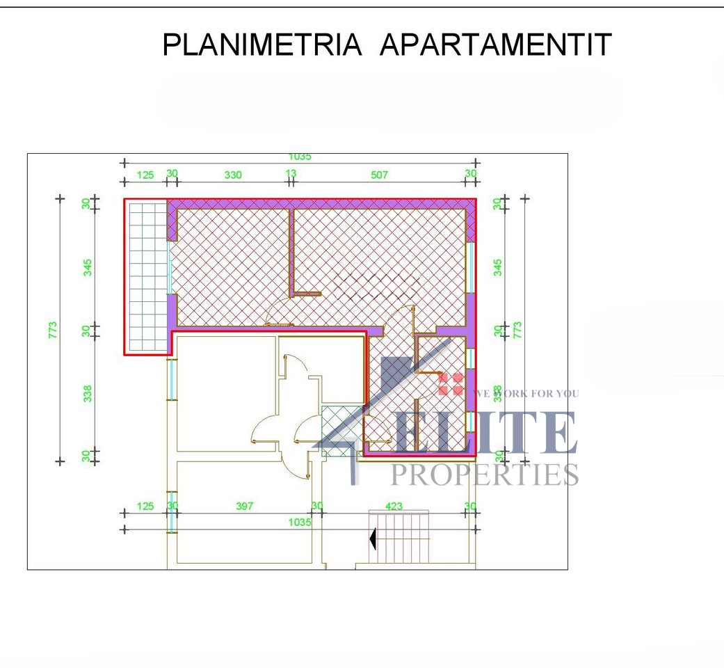 Xhamlliku, apartament 1+1 në shitje