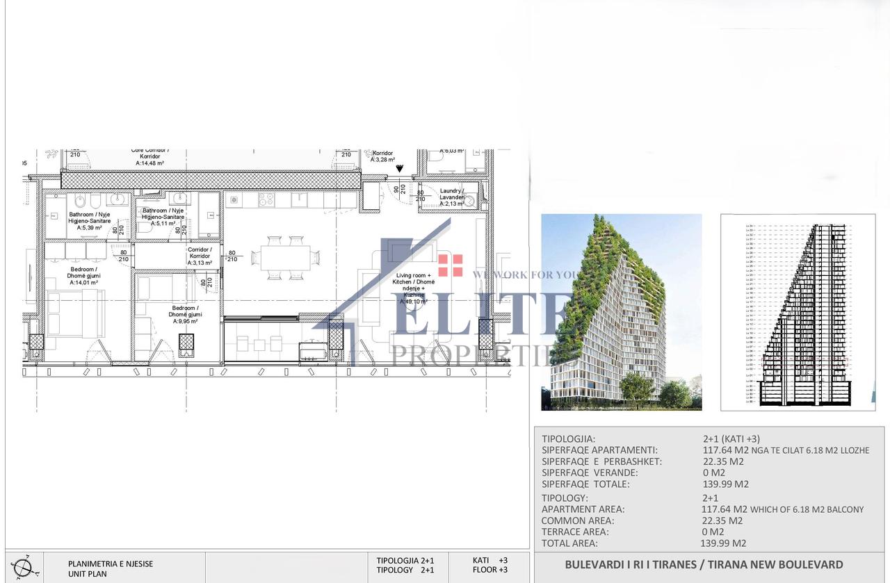 Lion Park 3, appartamento 2+1 in vendita- Nuovo Boulevard
