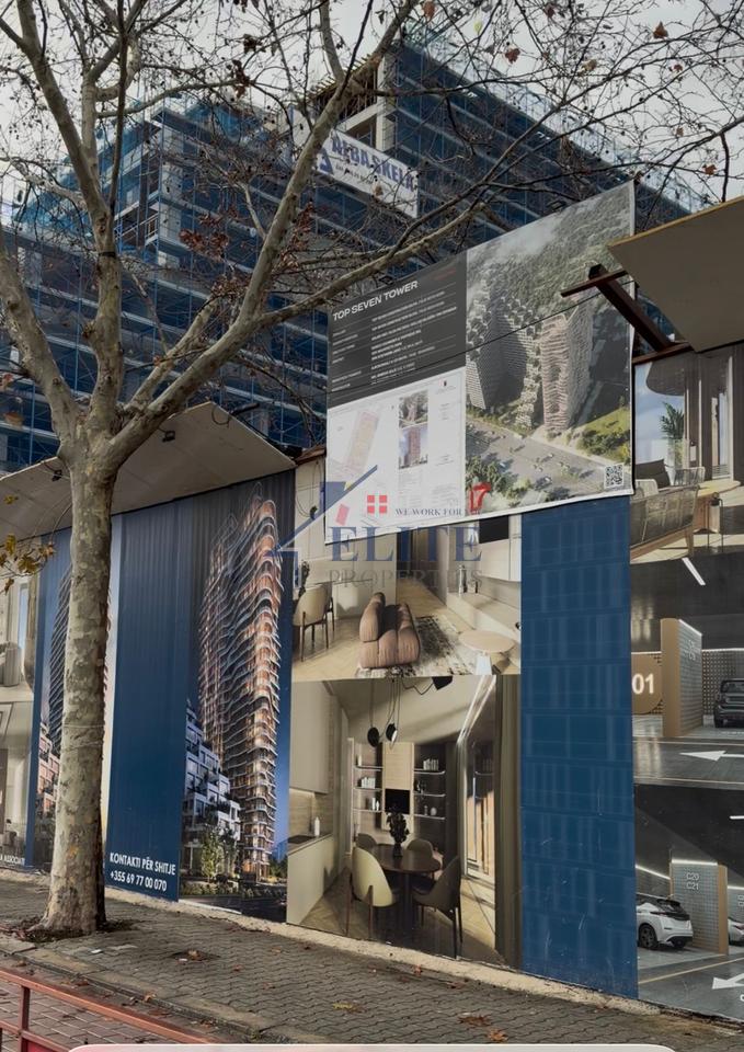 Top Seven Tower ne rr."Dritan Hoxha", apartament 1+1 ne shitje