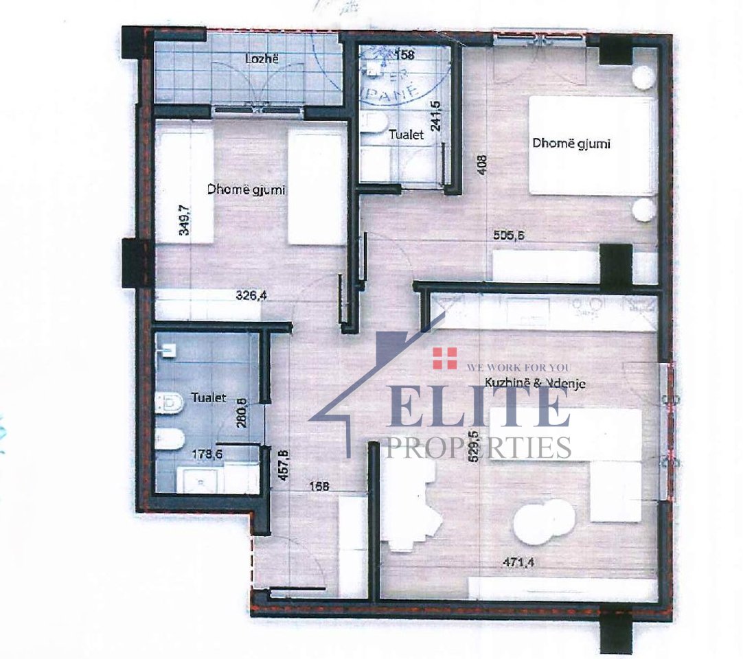 Splendor Residence Porcelan, appartamento con due camere da letto in vendita