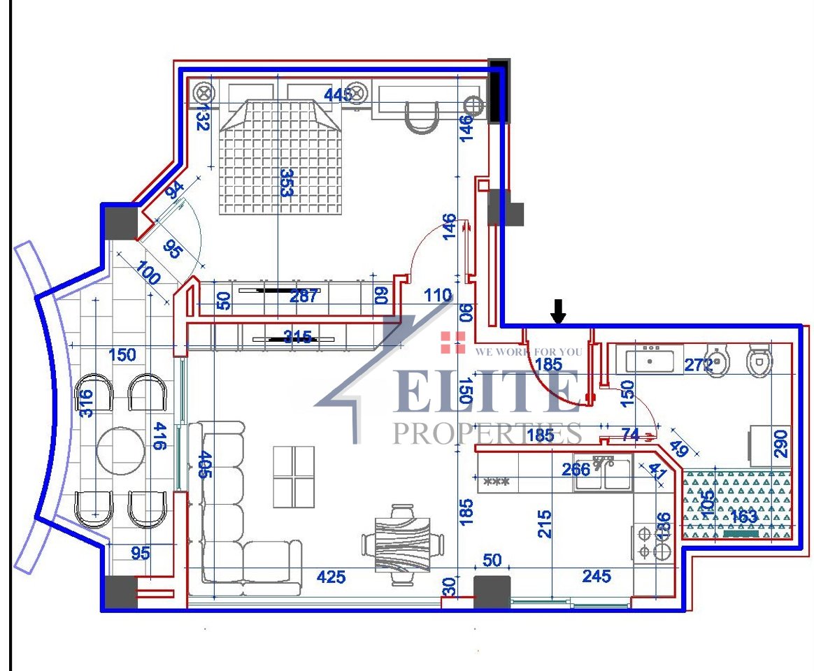 Lungomare Vlorë, apartament 1+1 në shitje